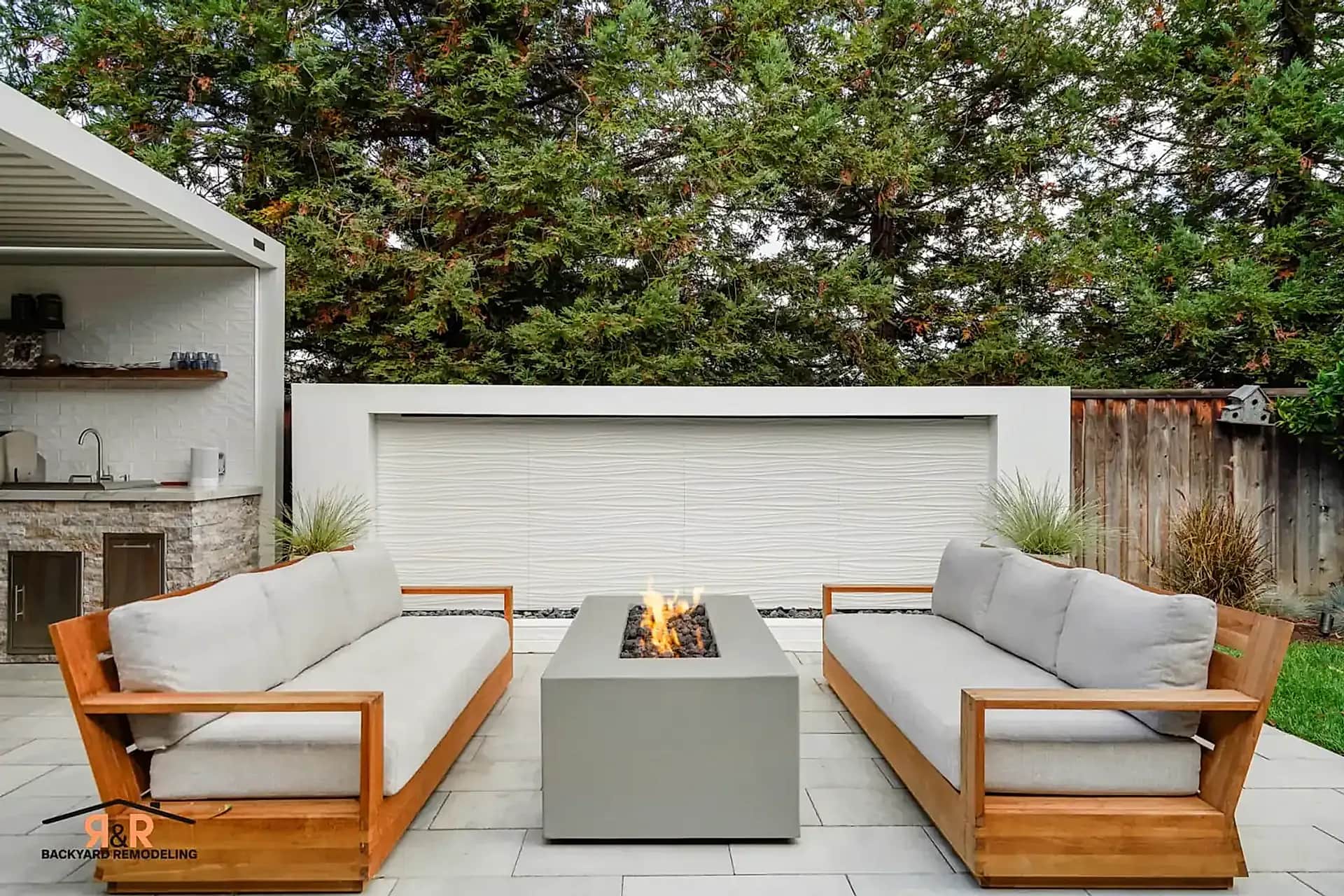 Backyard Oasis Background